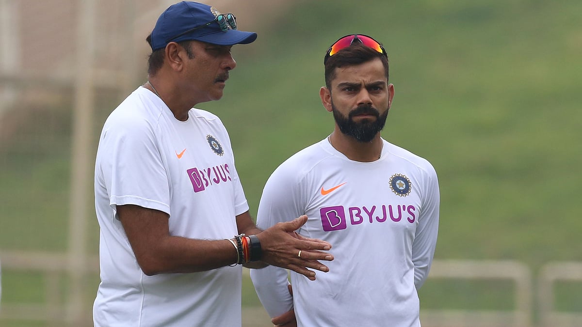 File photo of Ravi Shastri (Left) and Virat Kohli.