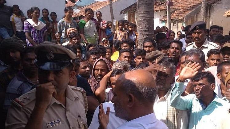 A road altercation between a biker and a pedestrian set off a series of violent incidents in Mysuru’s Saligrama.