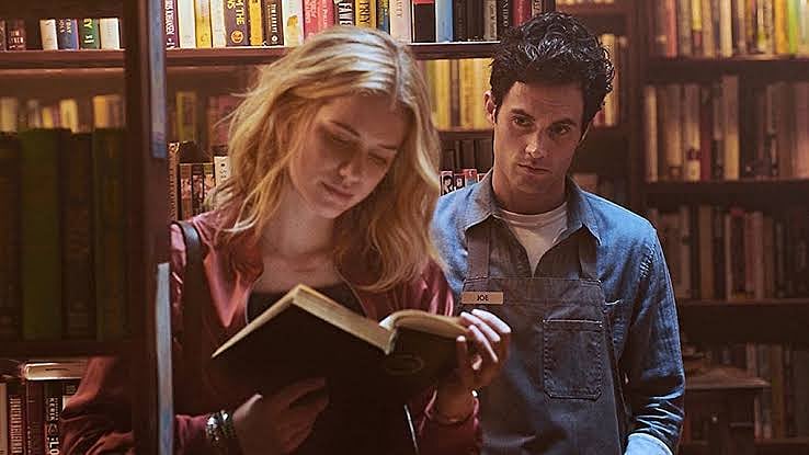 A still from <i>You</i> season 1.