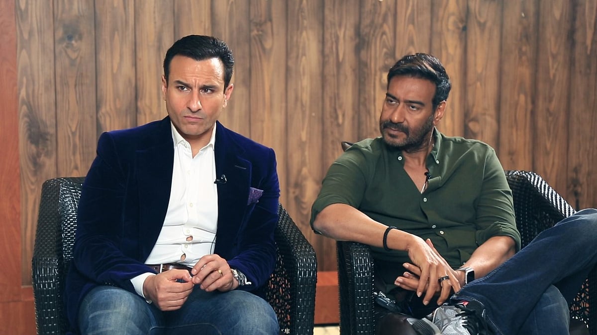 Saif Ali Khan and Ajay Devgn co-star in <i>Tanhaji.</i>