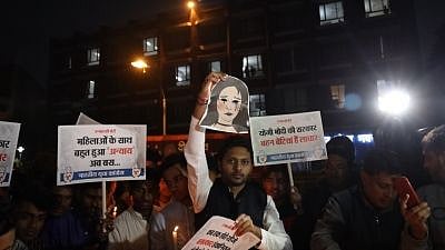 People protesting against Rape