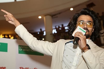 New Delhi: YouTube sensation Bhuvan Bam during unveiling of magazine Rolling Stone India