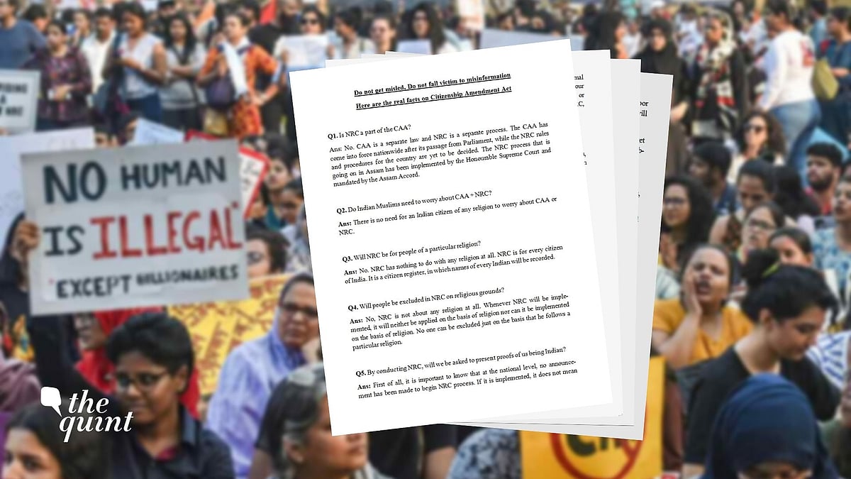 ‘Government sources’ have released a purported fact sheet answering 13 frequently asked questions on the Citizenship (Amendment) Act.