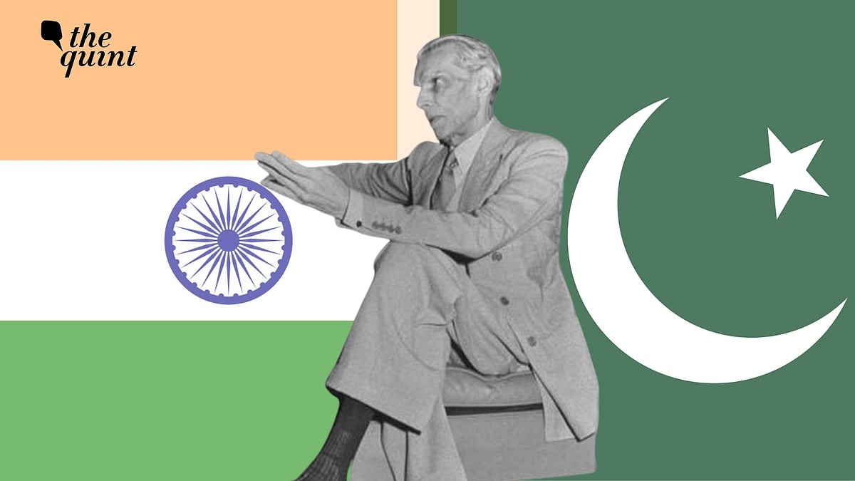 Image of Mohd Ali Jinnah and India and Pakistan’s flags, used for representational purposes.