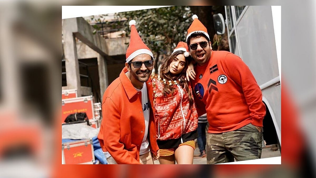 Kartik Aaryan and Janhvi Kapoor wrap <i>Dostana 2</i>.
