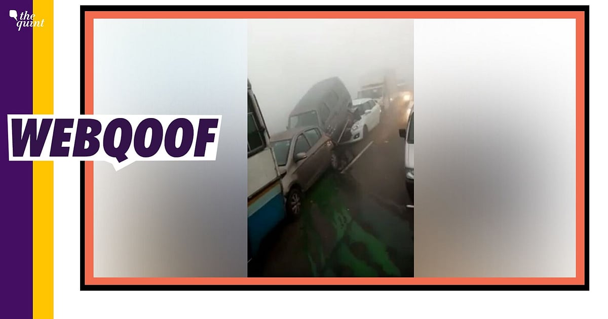 Image accompanying Gurgaon - Sohna road today, Pl don't drive in foggy conditions