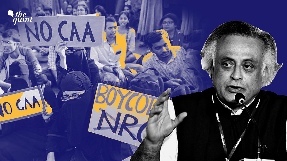 Image of anti-CAA protests and Congress leader Jairam Ramesh (who spoke out against it) used for representational purposes.