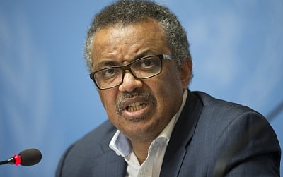Director-General of the World Health Organization Tedros Adhanom Ghebreyesus. (Xinhua/Xu Jinquan/IANS)