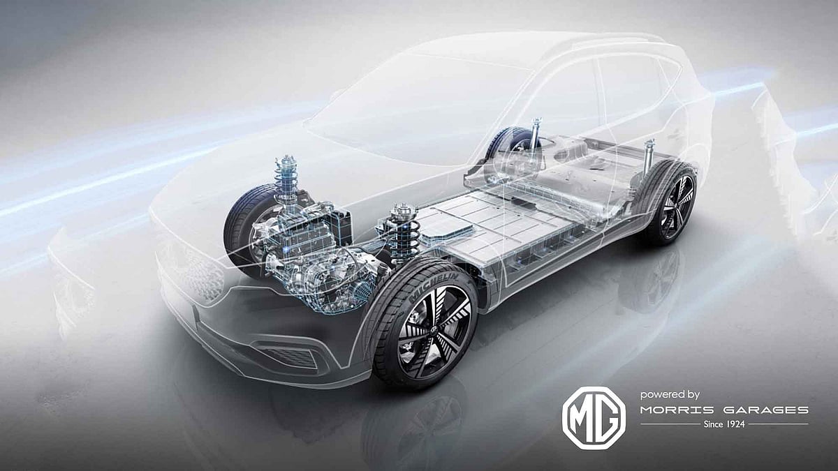The international spec of the MG ZS EV is powered by a 44.5kWh lithium-ion battery
