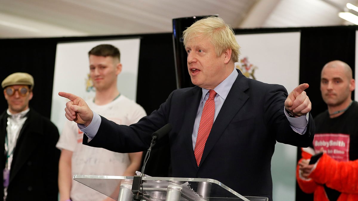 UK PM Boris Johnson.