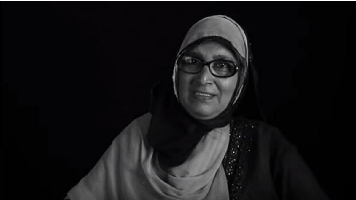 Senior Urdu journalist and writer Shirin Dalvi.