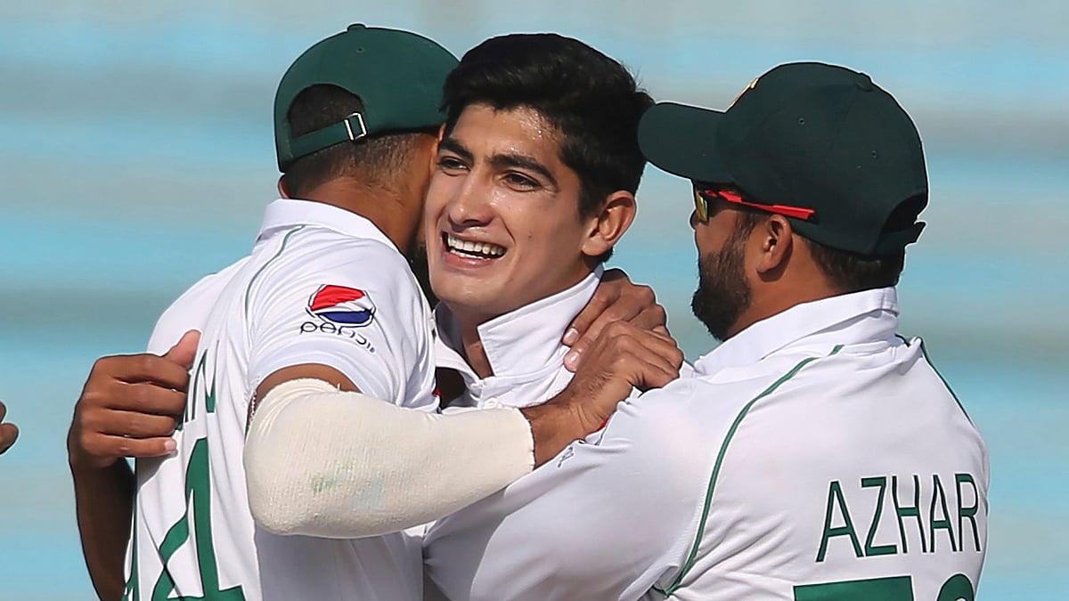 Pakistan pacer Naseem Shah has become the youngest fast bowler to pick up a five-wicket haul in Test cricket.