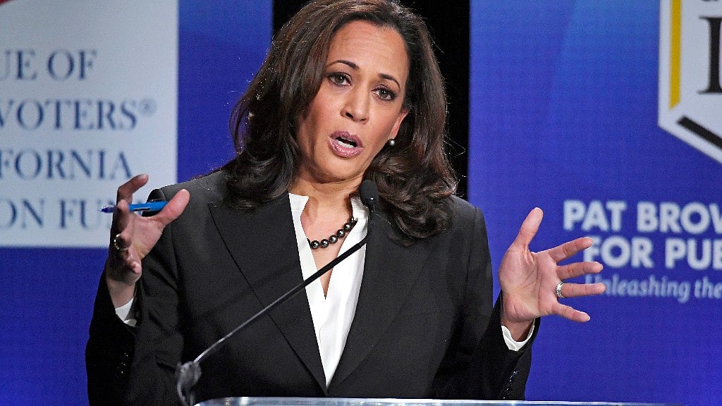 File photo of Kamala Harris.