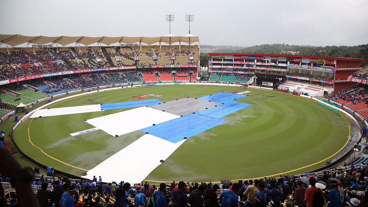 The Greenfield Stadium withstood rain in their T20I against West Indies in 2018 and against New Zealand in 2017.