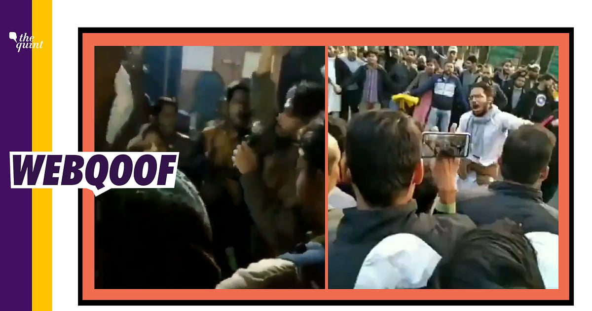 Image accompanying Students of aligarh muslim university chanted hindutva ki kabr khudegi