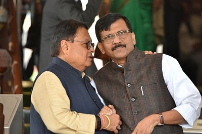 New Delhi: Shiv Sena MP Sanjay Raut at Parliament in New Delhi on Dec 4, 2019. (Photo: IANS)