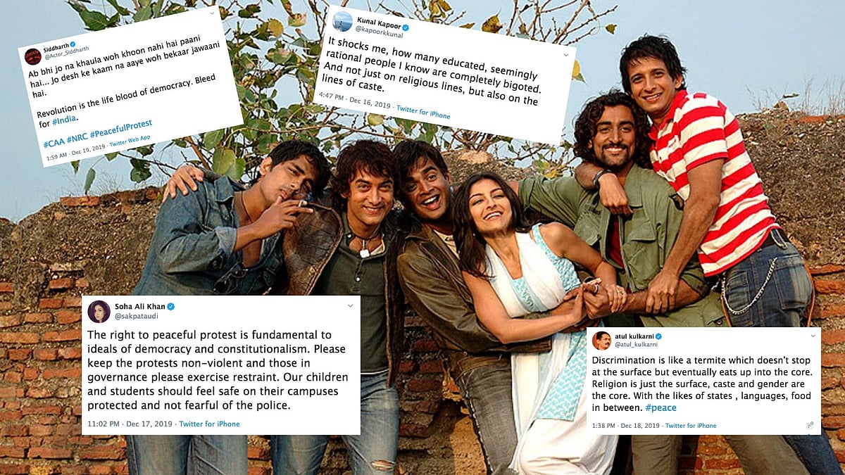 The <i>Rang De Basanti</i> gang.
