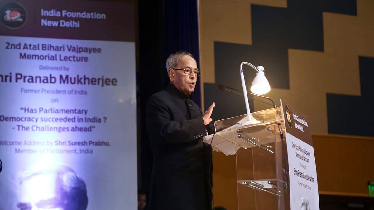 Former President Pranab Mukherjee.&nbsp;