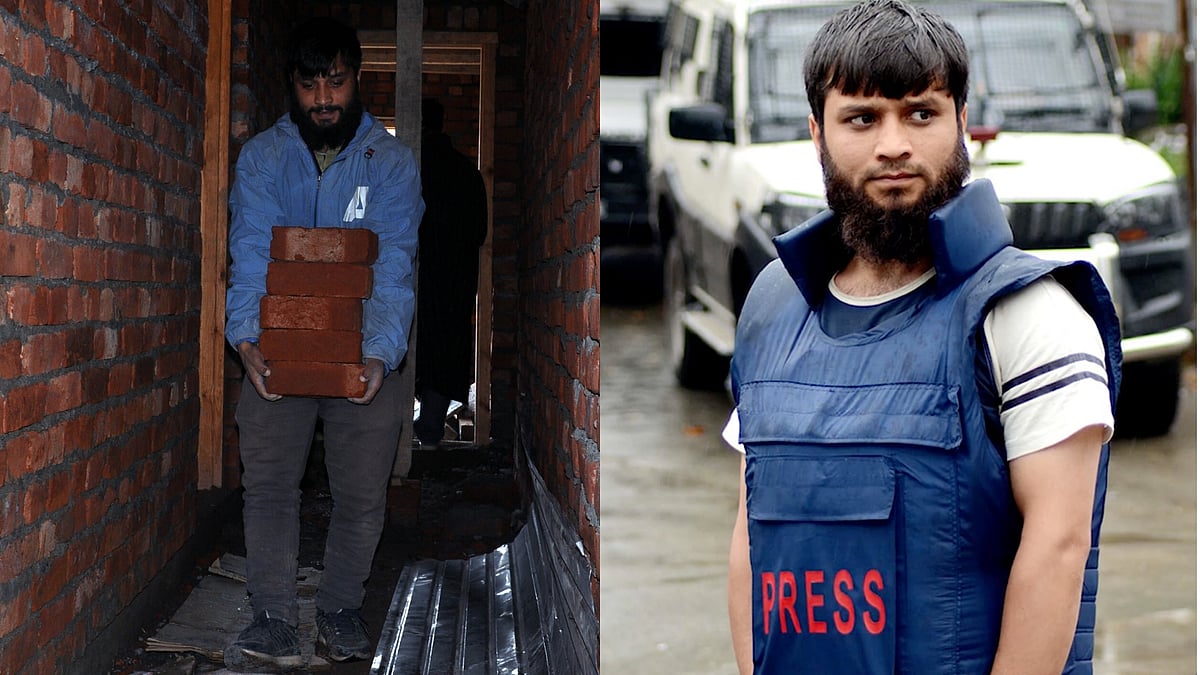 Muneeb-Ul-Islam, a freelance photo-journalist, was forced to work as a daily-wage labourer due to internet services suspension. 