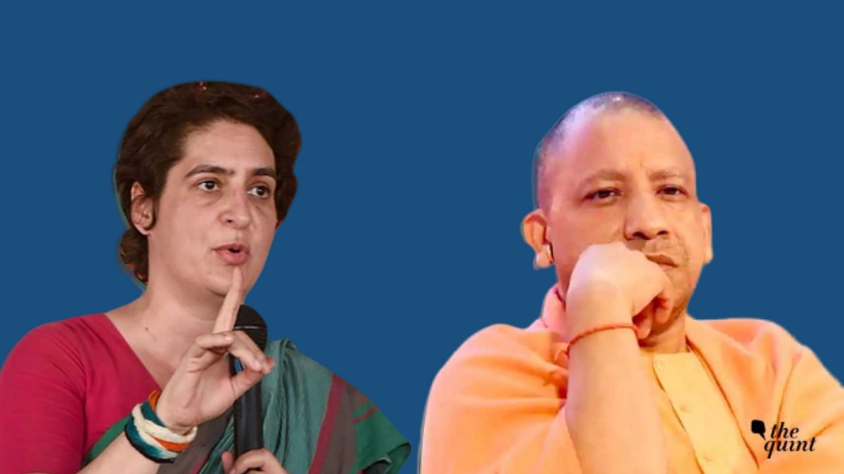 Priyanka questioned Yogi’s saffron robes, saying they denote Hinduism, which has no place for violence or revenge.
