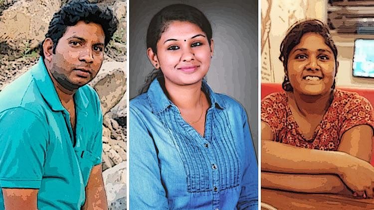 Arun Kumar, Karthika and Mehala.