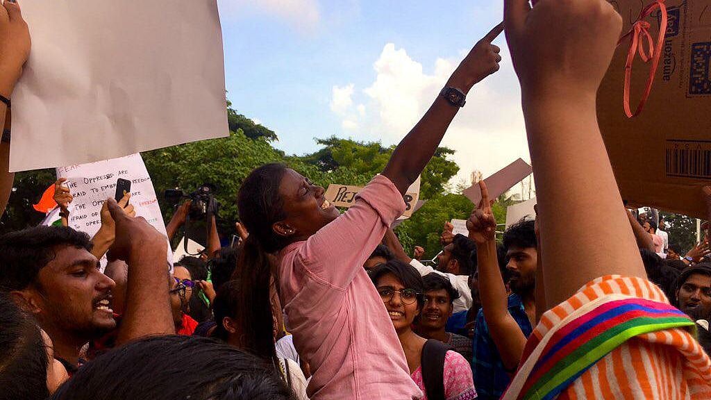 Over 1,200 people gathered at Valluvar Kottam, Chennai on Thursday to protest against the Citizenship Amendment Act and National Register of Citizens exercise.
