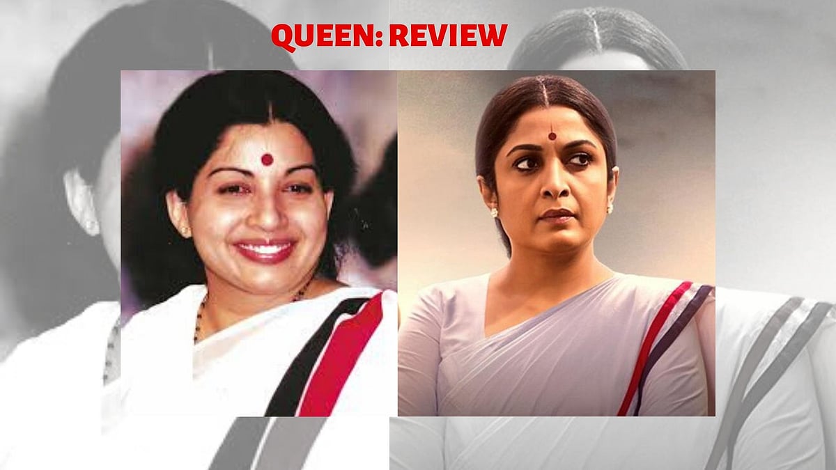<i>Queen</i> is a biopic based on Jayalalithaa’s life, played by Ramya Krishnan.