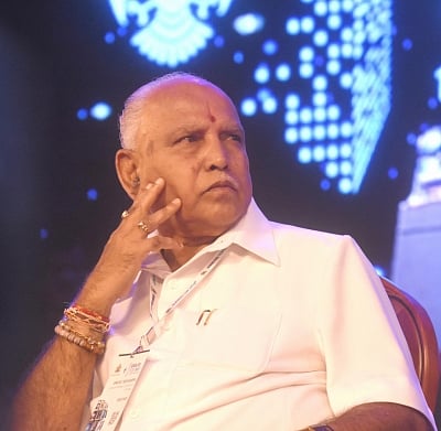 Bengaluru: Karnataka Chief Minister BS Yediyurappa at the inaugural session of Bengaluru Tech Summit 2019, on Nov 18, 2019. (Photo: IANS)