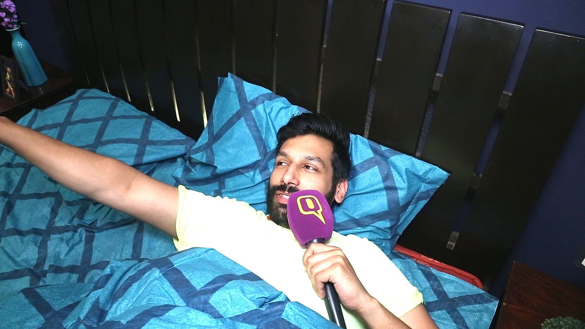 Kanan Gill on the sets of Netflix’s <i>The Brand New Show.</i>