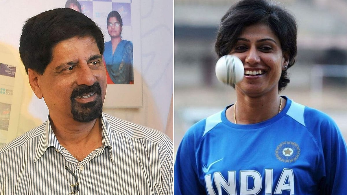 File picture of Kris Srikkanth (left) and Anjum Chopra.