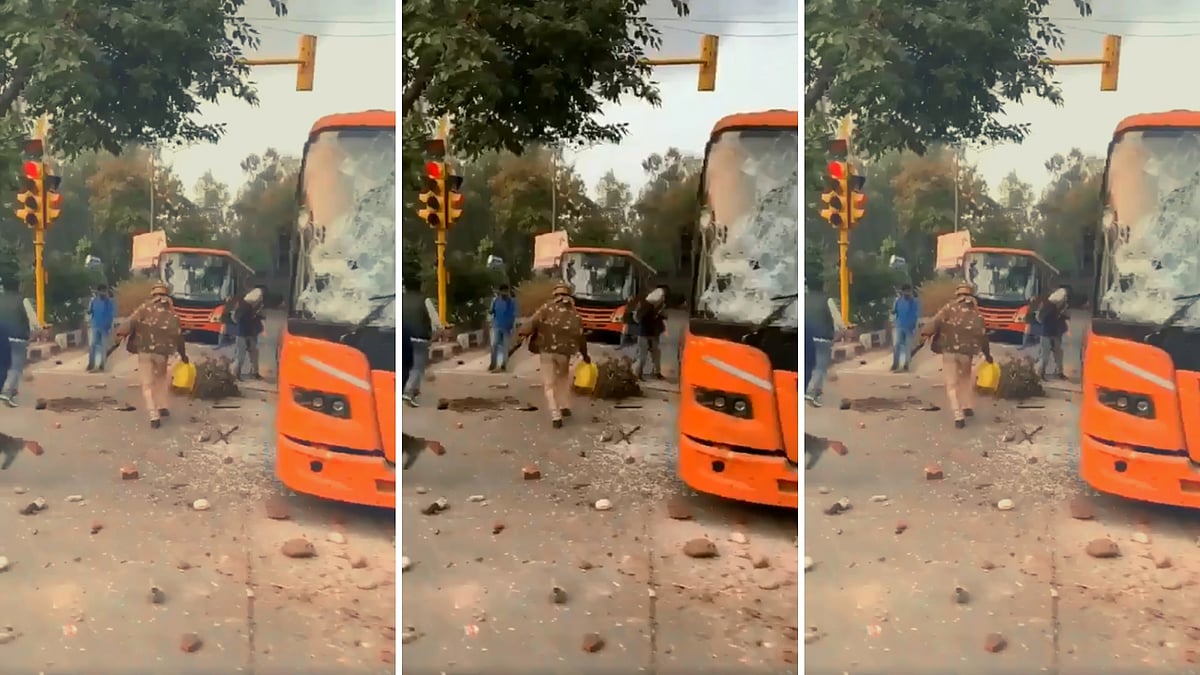 The police told The Quint that there was water in the yellow can, not fuel, as being spread on social media.