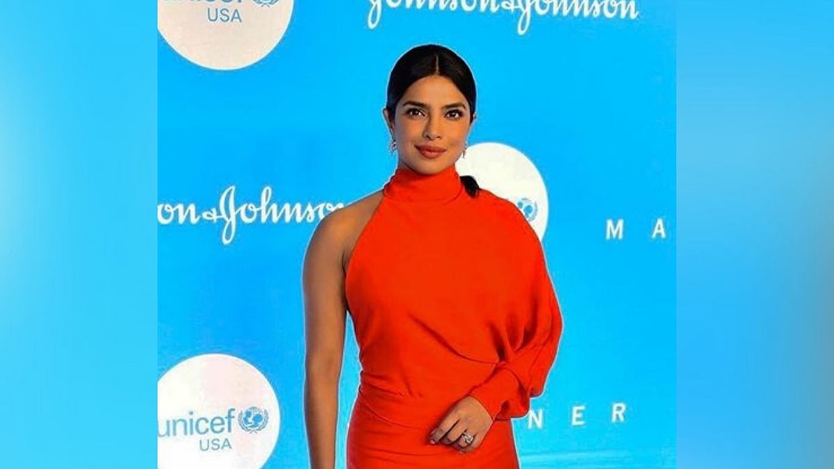 Priyanka Chopra at the UNICEF Snowflake Ball. 