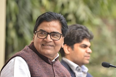 New Delhi: Samajwadi Party leader Ramgopal Yadav addresses a press conference in New Delhi on Dec 5, 2017. (Photo: IANS)