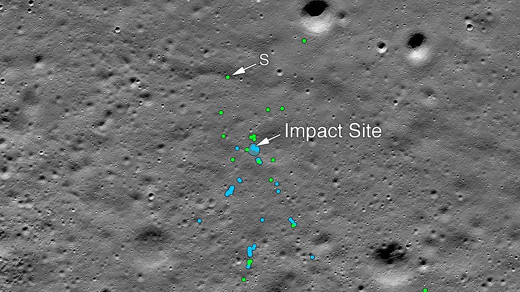 A NASA satellite orbiting the Moon has found debris of India’s Vikram lander which crashed on the lunar surface in September, the US space agency has said.