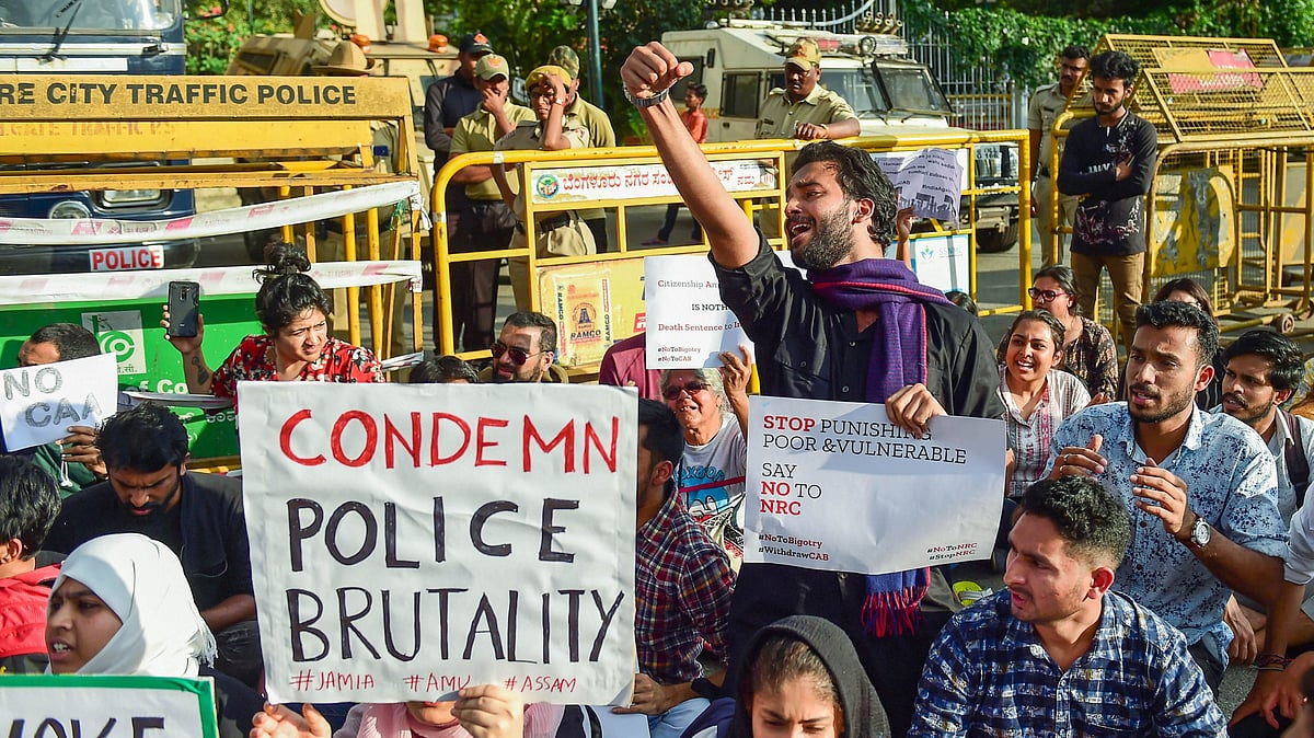 File image of anti-CAA protests in Bengaluru.&nbsp;