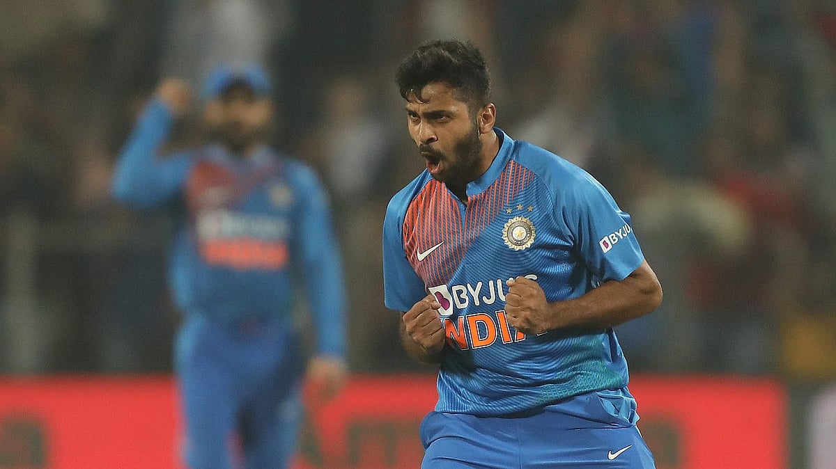 Shardul Thakur scored a handy eight-ball 22 before picking up two wickets to help India beat Sri Lanka in the third T20I in Pune on Friday.