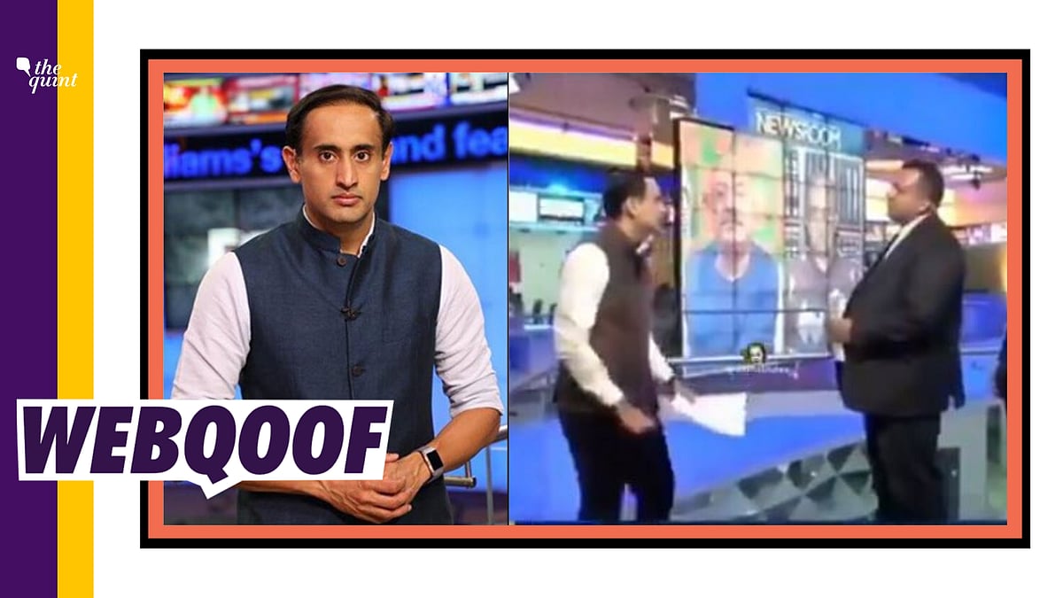 A clip showing Rahul Kanwal saying, “Chanting Vande Mataram is an anti-national activity” is doing the rounds on social media.