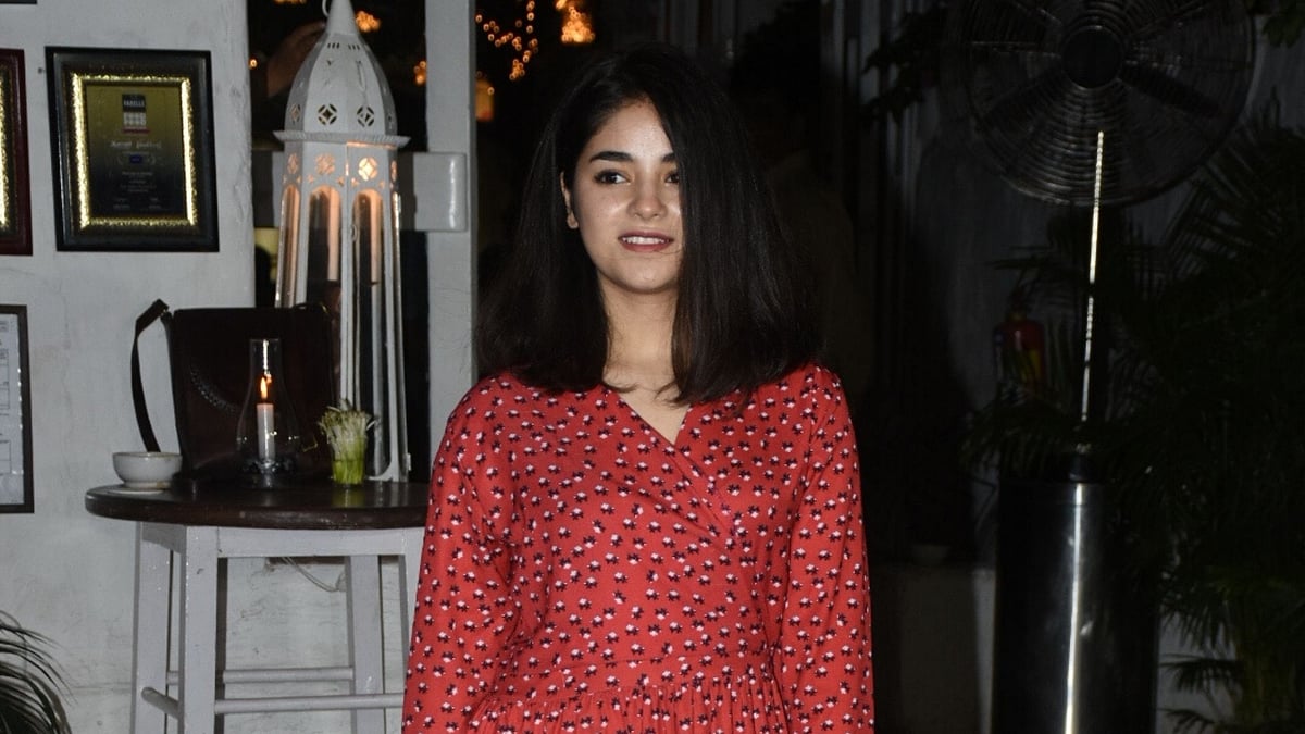 Actor Zaira Wasim is back on social media.