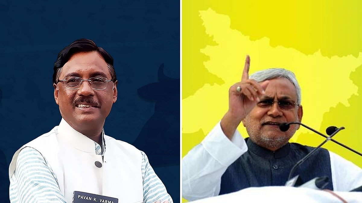 Pavan Varma (L), JDU Natonal General Secretary, writes an open letter to Nitish Kumar.