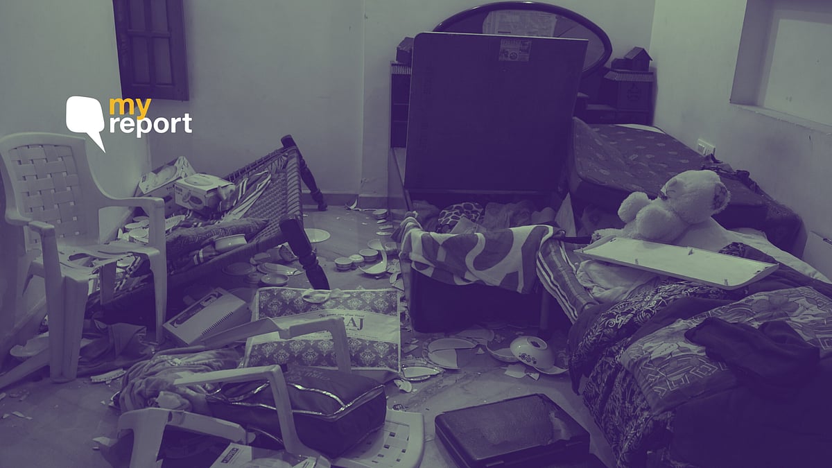 Several homes were vandalised in Muzaffarnagar. 