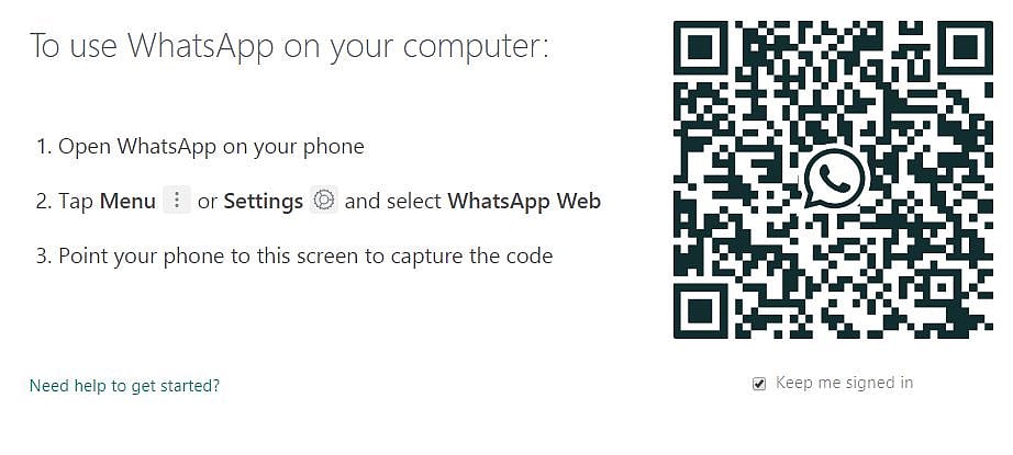 How to access WhatsApp on desktop, laptop, PC and tablet.