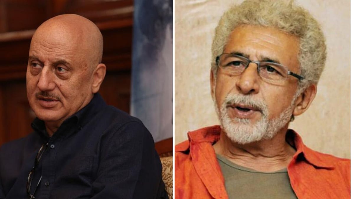 Anupam Kher reacts to Naseeruddin Shah’s remark about him. 