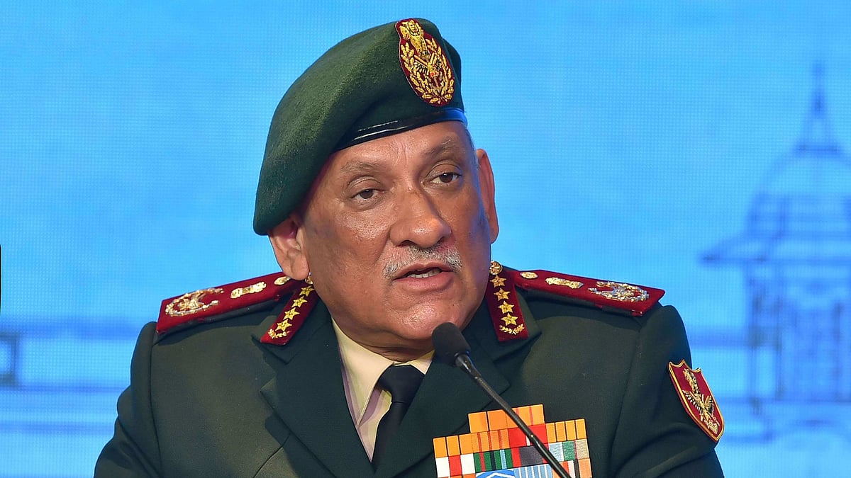 Chief of Defence Staff, General Bipin Rawat speaking on future of terrorism at Raisina Dialogue 2020 in New Delhi.