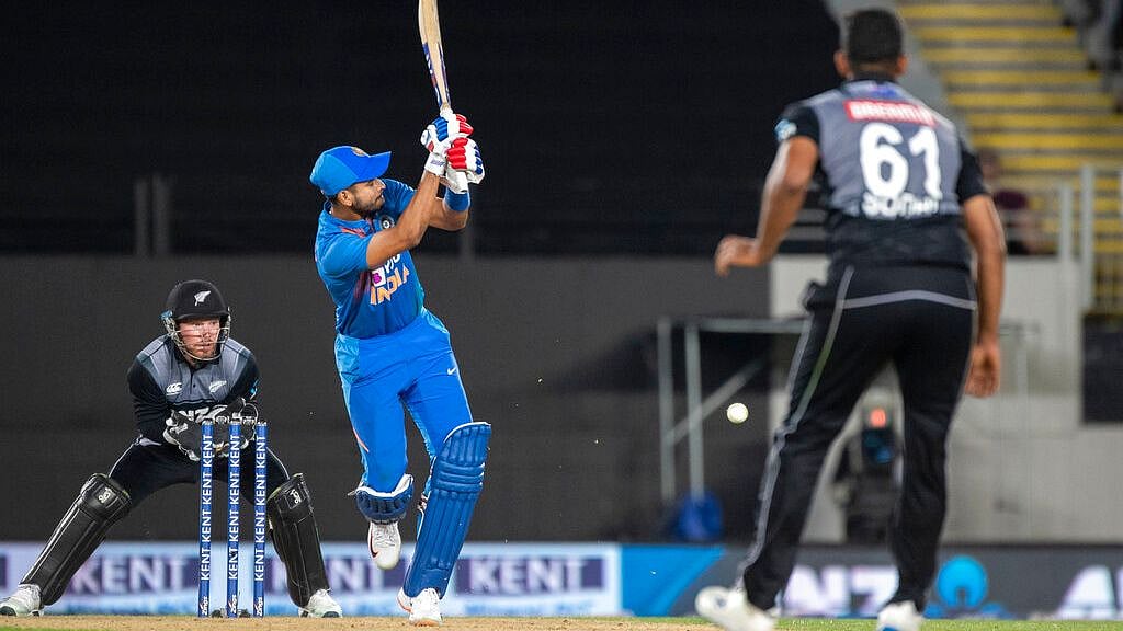 Shreyas Iyer posted a second successive score of 40 or more for the first time in his T20I career.