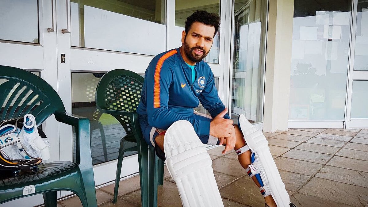 Rohit Sharma had batted at the Bandra Kurla Complex on Sunday.