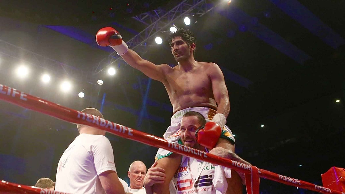 Vijender Singh turned professional in 2015. 