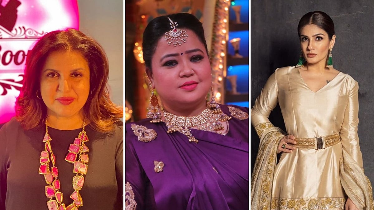 Raveena Tandon, Bharti Singh and Farah Khan.