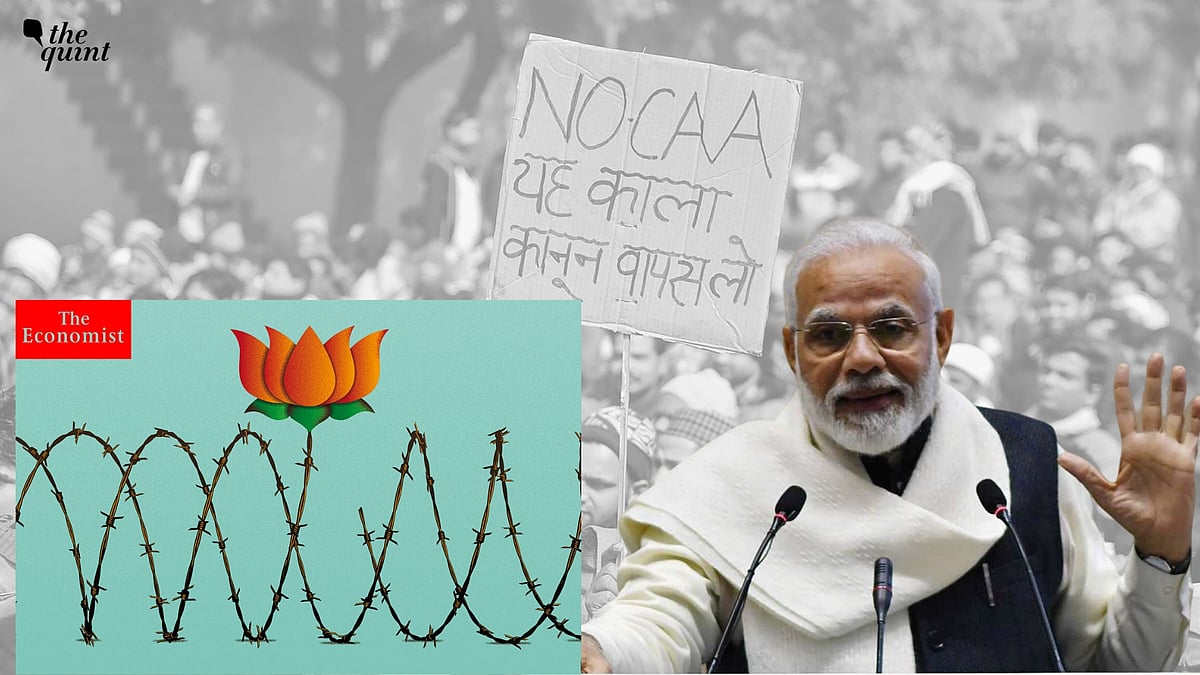  In its article “Intolerant India - How Modi is endangering the world’s largest democracy,”  The Economist  criticises the government’s new citizenship law.  
