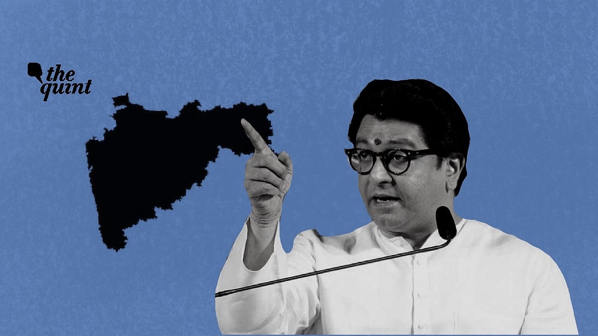 Image of Raj Thackeray and Maharashtra map used for representational purposes.