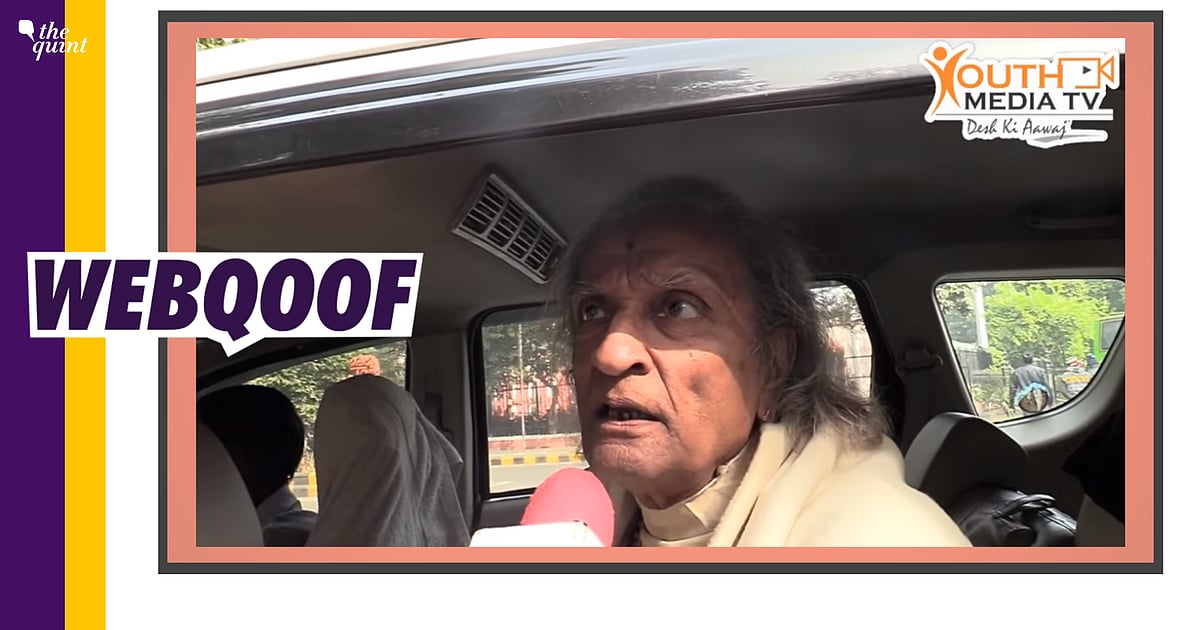 Image accompanying Man in the video is Naseeruddin Shah's brother Rizwan Ahmed